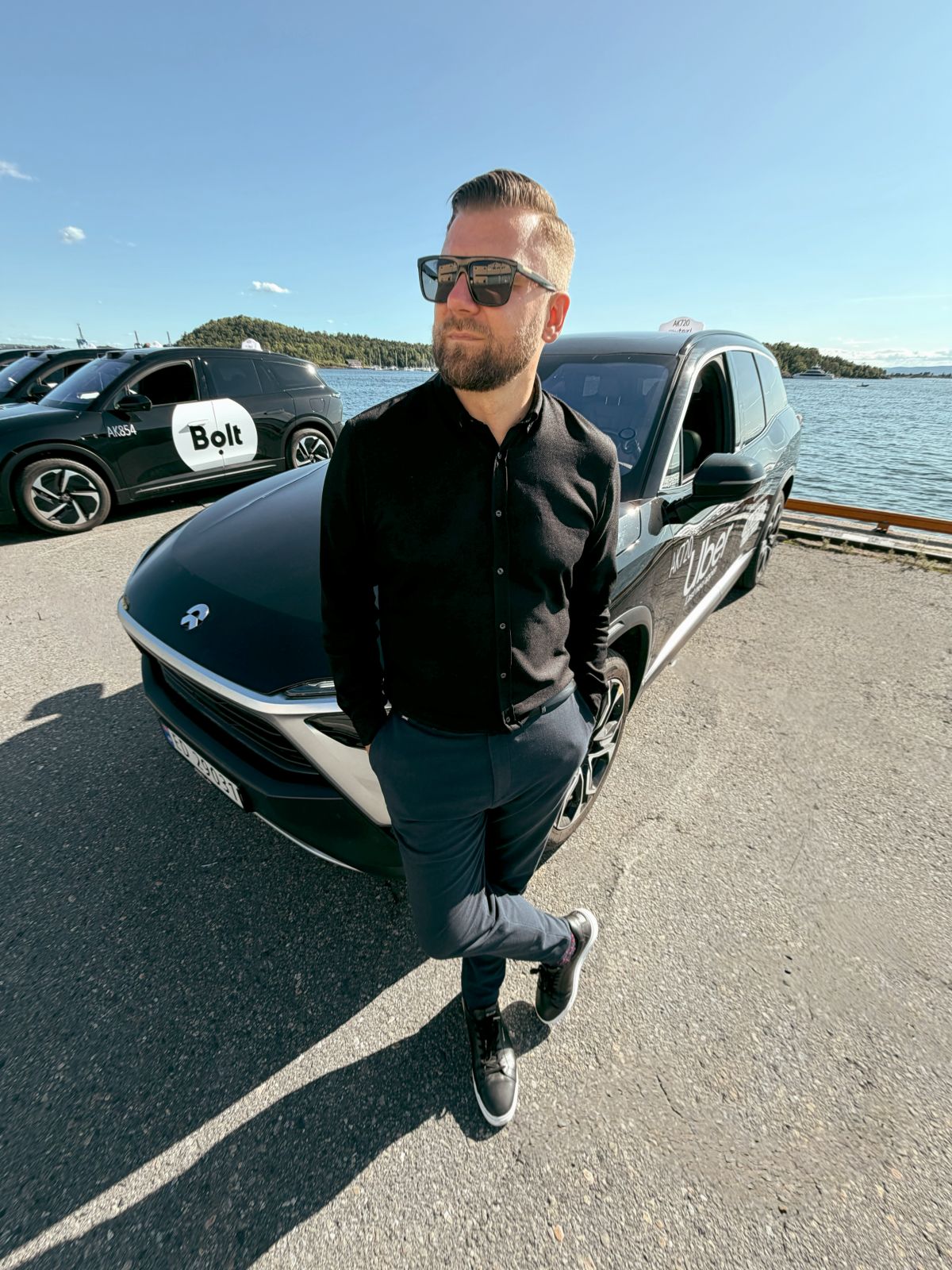 Sjåfør og bil